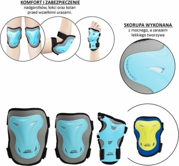 Set i Mbrojtësve Nils Extreme marinë-limoni H716 rL