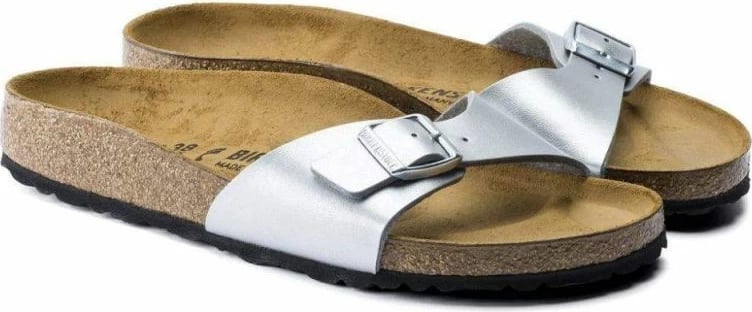 Papuqe femra Birkenstock, të bardha