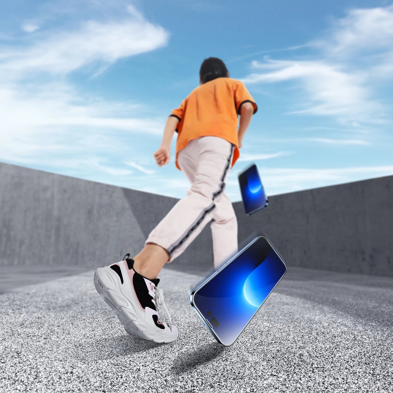 Mbrojtës ekrani xham i temperuar Baseus për iPhone 14 Pro Max, 0.4mm, Transparent, me set montimi