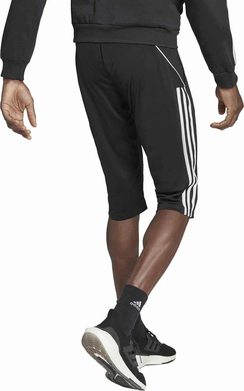 Pantallona sportive 3/4 për meshkuj adidas, të zeza