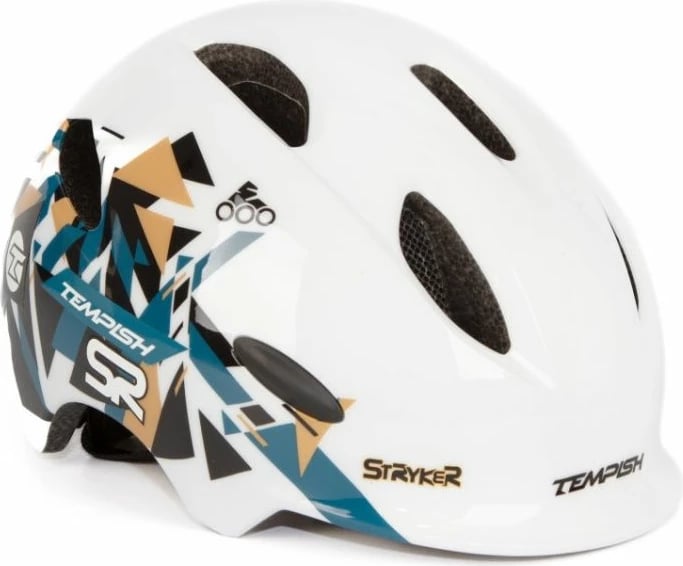 Helmetë për fëmijë Tempish, e bardhë