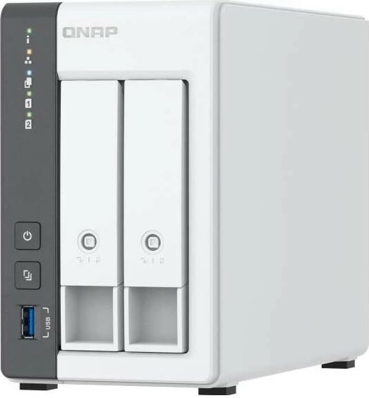 NAS Qnap TS-216G, 4GB RAM, 12TB, i bardhë