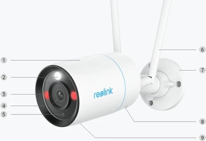 Kamerë sigurie Reolink W330, Bullet, IP, 3840 x 2160 piksel, e bardhë