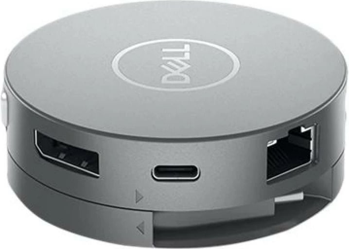 Stacion docking USB-C 7-në-1, Dell, DA310 470-AEUP, 90W PD, 4K 60Hz, argjendtë