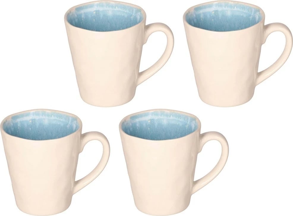 Set gotash Rose&Tulipani Concerto Fuse Azzurro, 360 ml, 4 copë