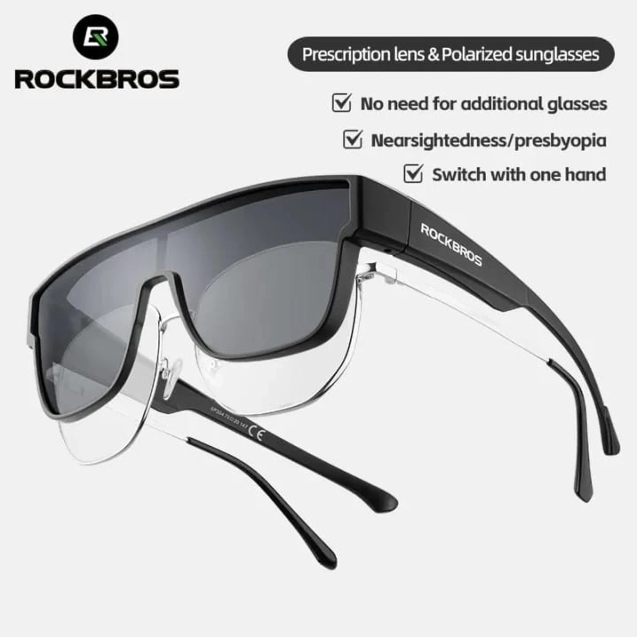 Syze çiklizmi Rockbros SP304, të polarizuara, Gri
