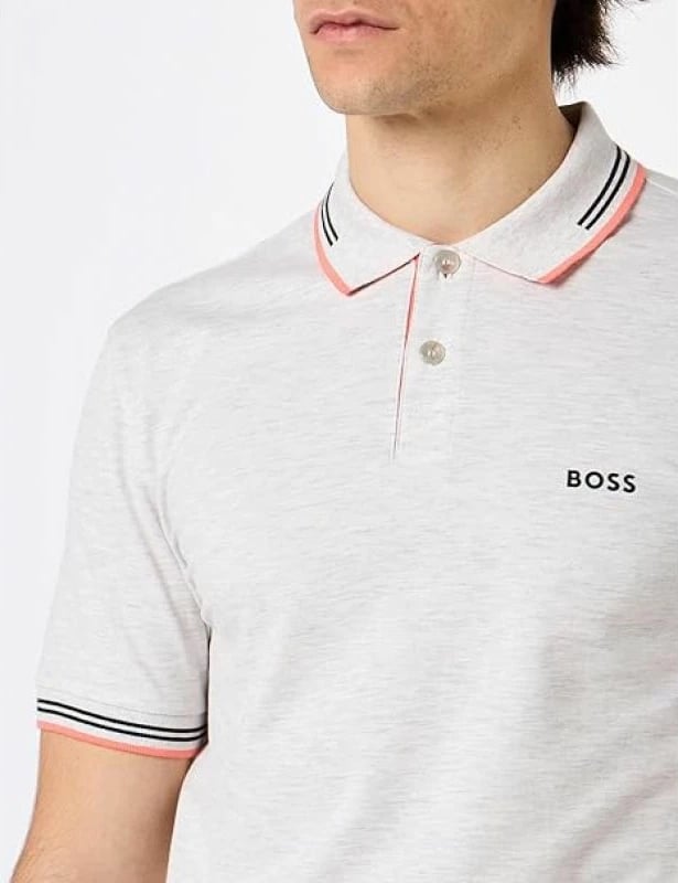 Maicë polo Boss për meshkuj, gri