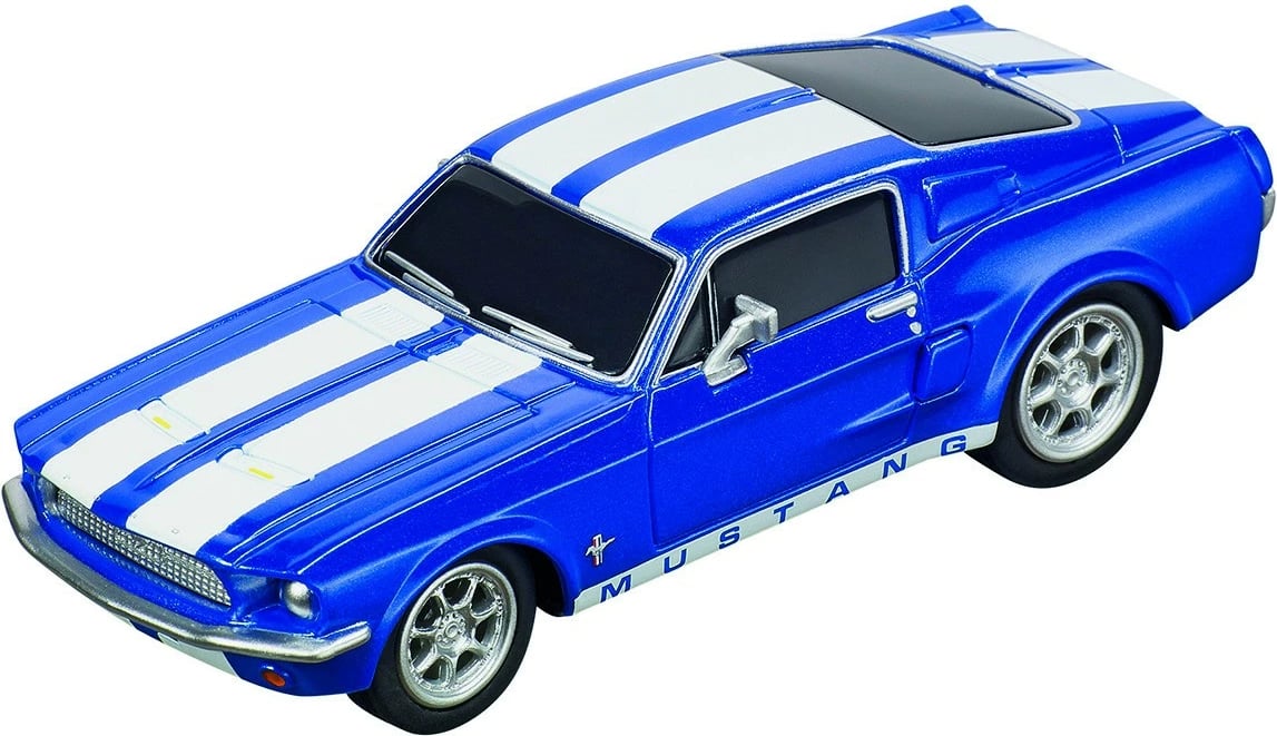 Set vetura lodër Carrera Pull & Speed Ford Mustang '67, 1:43, dy copë, shumëngjyrëshe