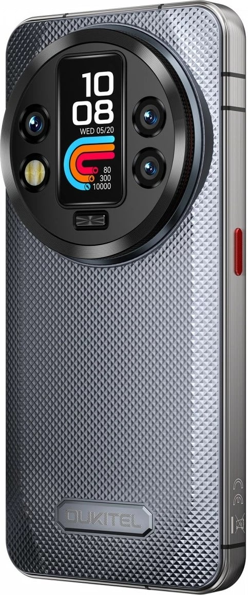 Celular OUKITEL WP200 Pro 5G 24GB/1TB 6.7" AMOLED 120Hz IP69K 8800mAh gri Set me kufje Bluetooth