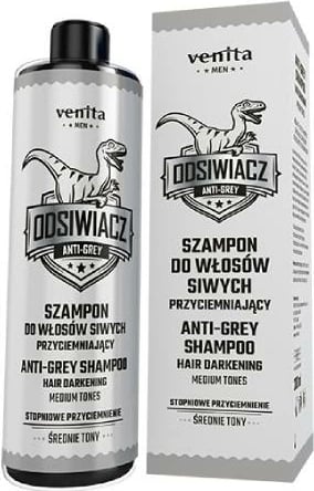 Shampon për meshkuj Venita për flokë gri errësues nuanca mesatare 200ml