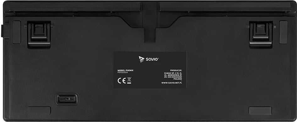 Tastierë mekanike wireless Savio Phenix, Gateron Red Pro, 82 taste, RGB, e zezë