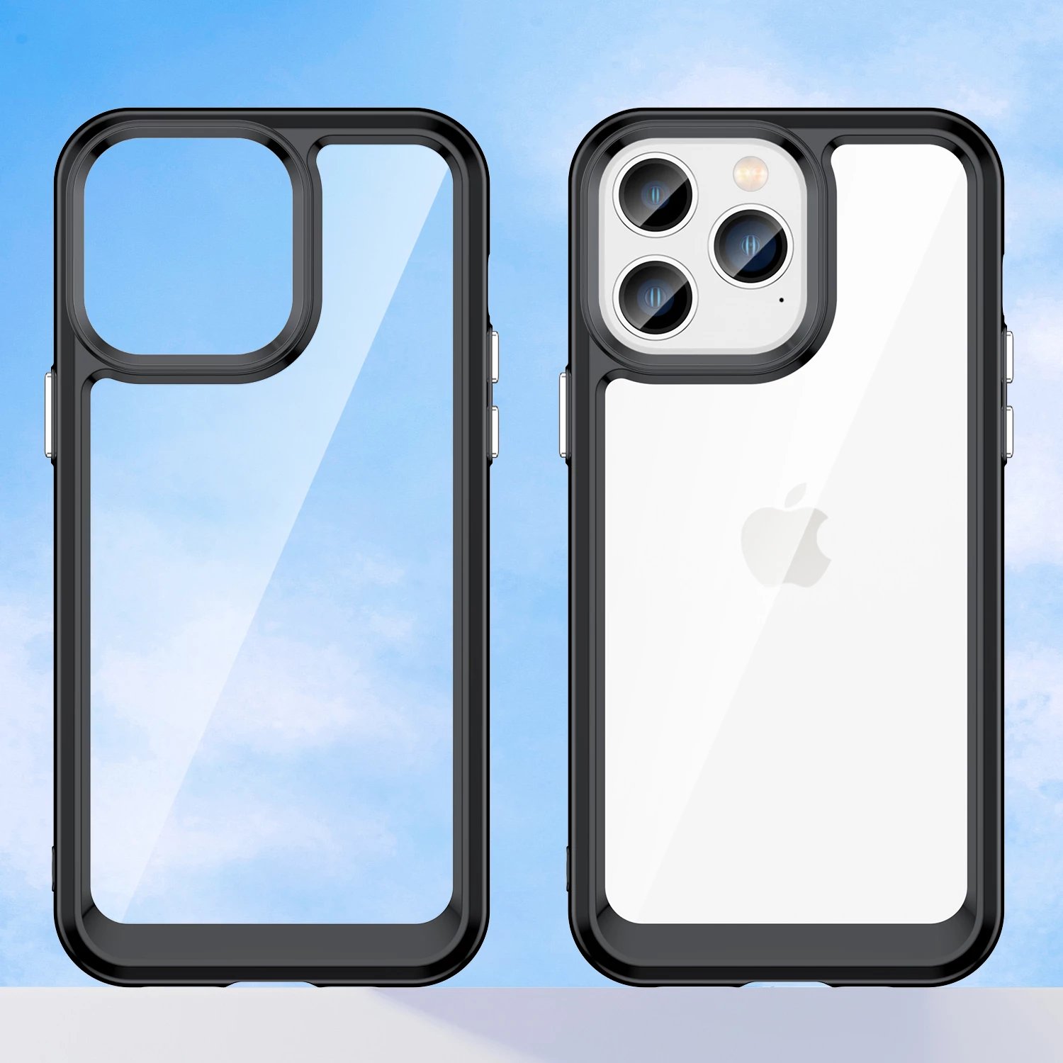 Mbështjellës Hurtel Outer Space për iPhone 14 Pro Max, i zi