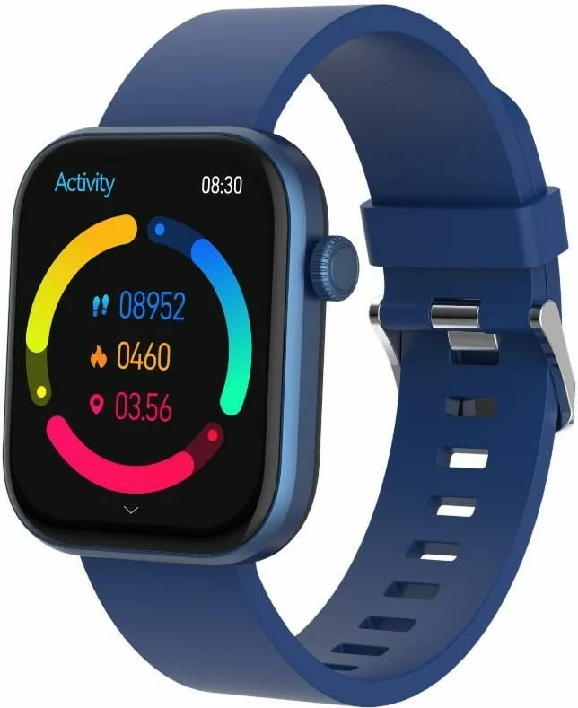 Smartwatch Denver SWC-185BU, 1.85" AMOLED, Blu