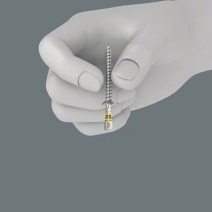 Set bitash Wera 29 copë, 1/4", PH, PZ, Torx Plus, me mbajtës dhe kuti, zi/metalik