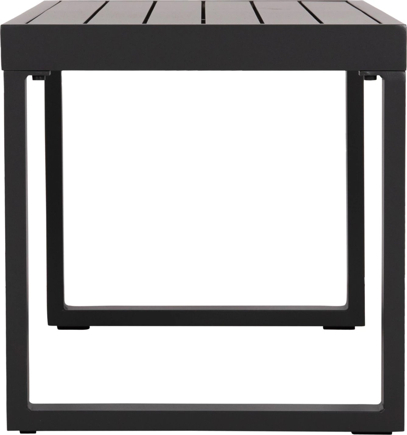 Tavolinë anësore për shezlong, alumin, ngjyrë gri e errët, SENTRY FH6275.03, 87x43.5x45cm