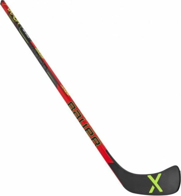 Hokej shtyllë Bauer Vapor për fëmijë, e zezë dhe e kuqe