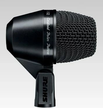 Mikrofon studio SHURE PGA52-XLR, me kabllo, XLR, i zi