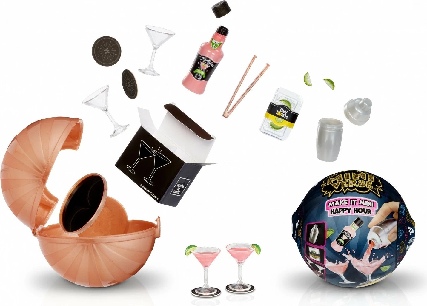 Figurinë MGA Miniverse Mini Happy Hour, plastikë, 1 copë