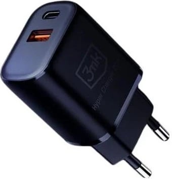 Karikues rrjeti 3MK Hyper Charger 20W, i zi