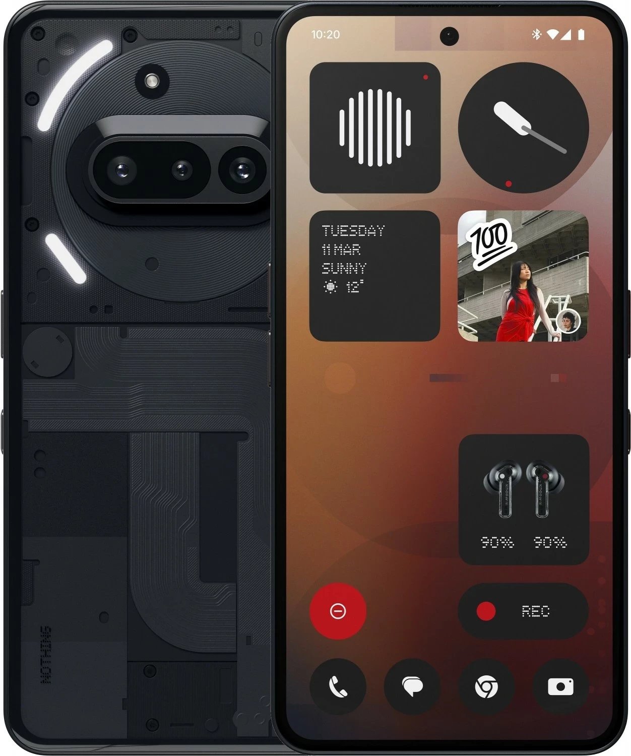 Celular Nothing Phone 3a 12/256GB black
