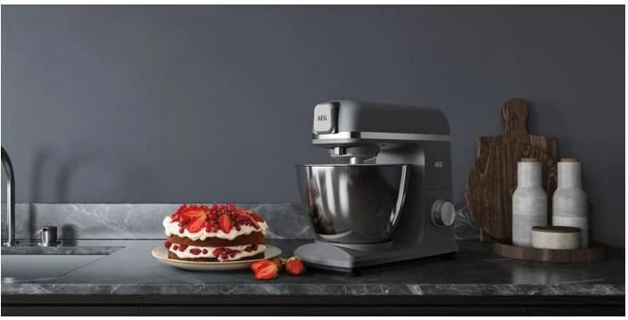 Robot kuzhine AEG KM5-1-4BPT, 1200 W, 5 L, Inox, Zi Perlë