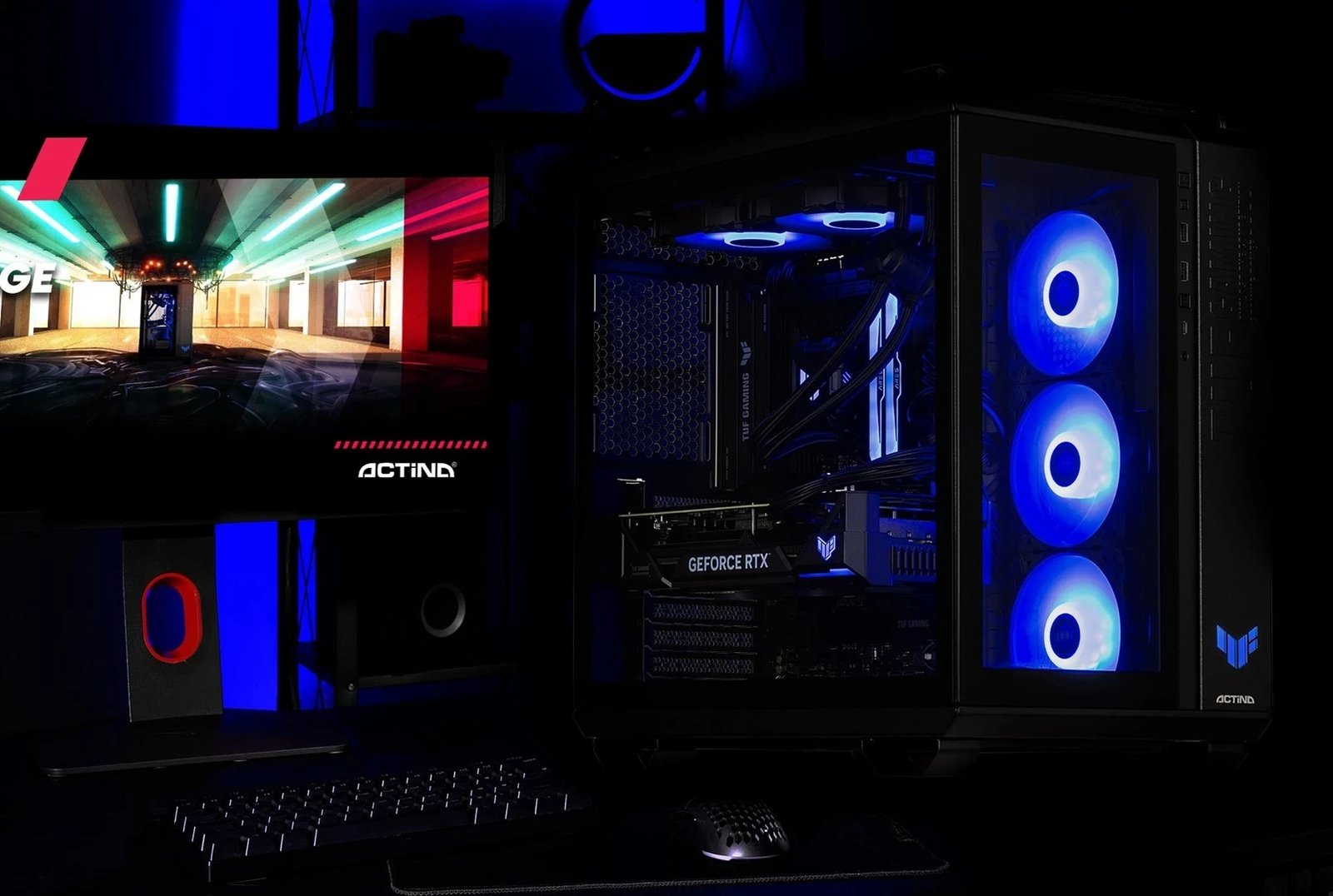Kompjuter Actina, AMD Ryzen 9, 32GB RAM, 2TB SSD, NVIDIA GeForce RTX 5090 