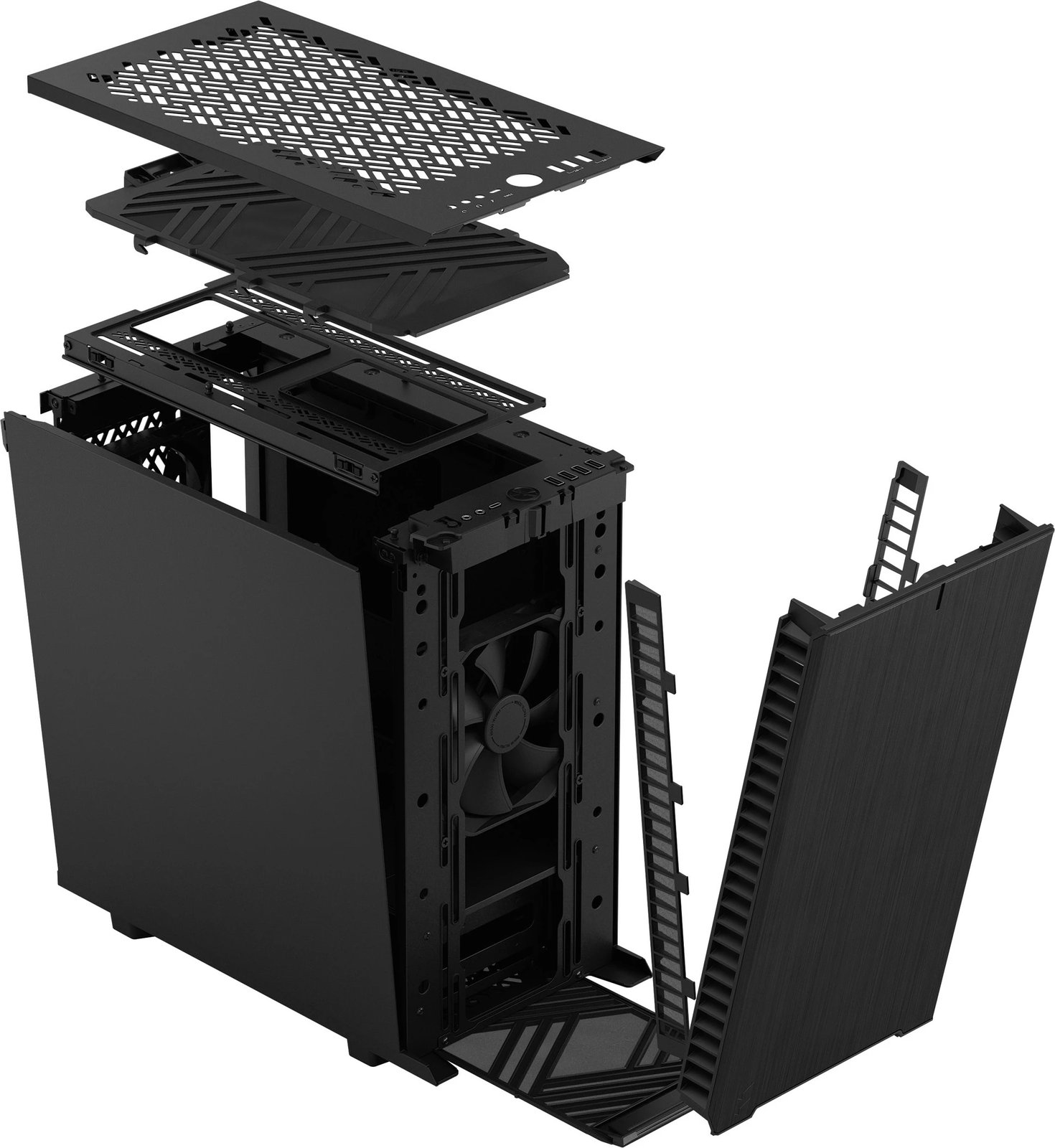Kasë Fractal Design Define 7 Mini, micro ATX/Mini-ITX, e zezë Kasë Fractal Design Define 7 Mini, micro ATX/Mini-ITX, e zezë