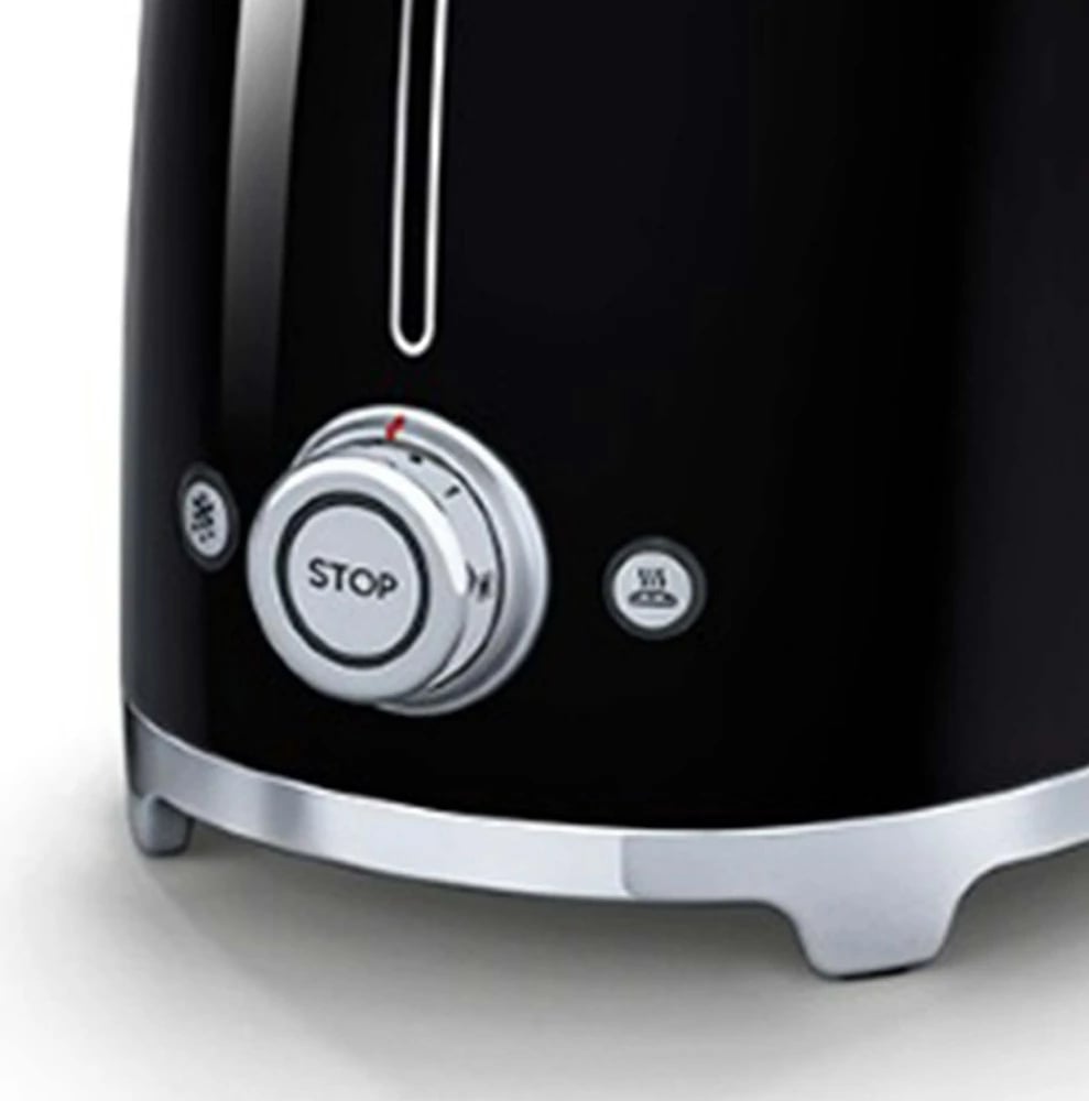 Toster SMEG TSF01BLEU, 50's Style, 2 feta, E zezë