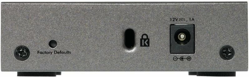 Switch Netgear ProSafe Plus GS105E-200PES (GS105Ev2) 5 porta Gigabit, metal