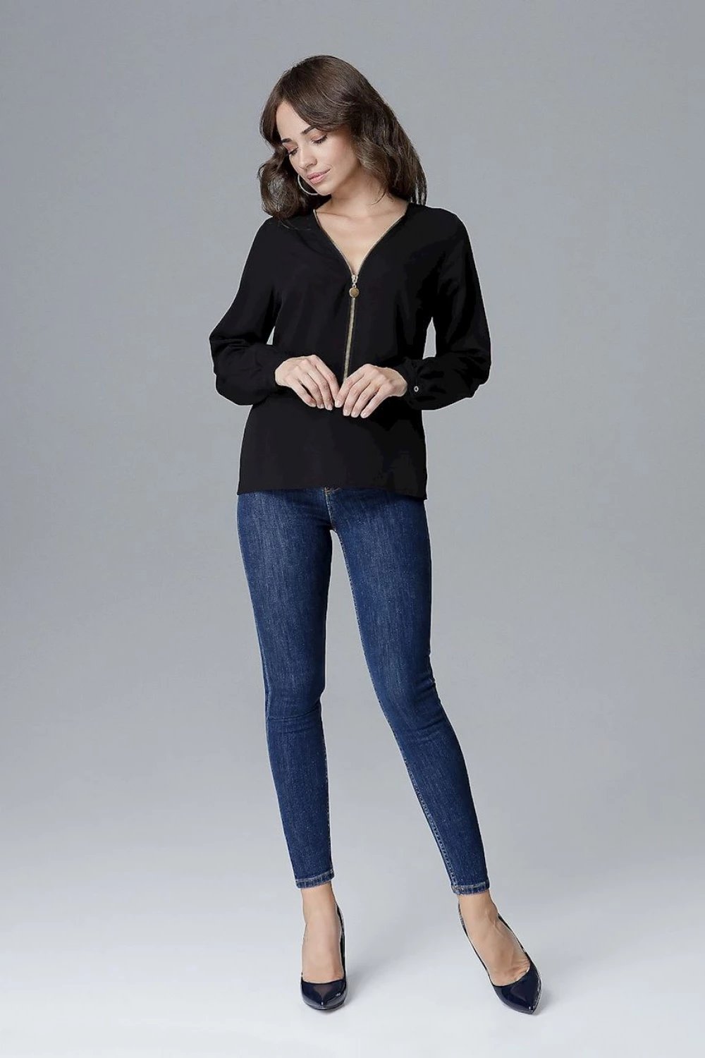 Bluzë femra Lenitif model 128512, e zezë