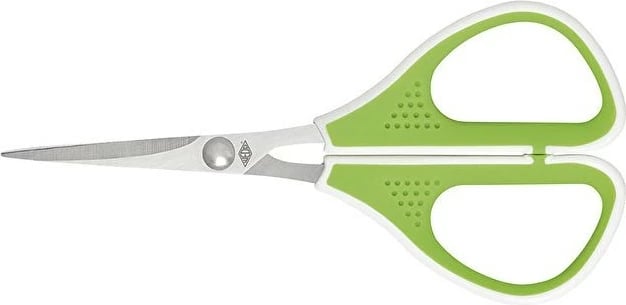 Gërshërë WEDO 975 411, universal, çelik inoksi, 11.4cm, jeshile/bardhë