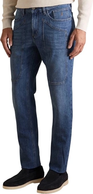 Jeans për meshkuj Jeckerson, blu