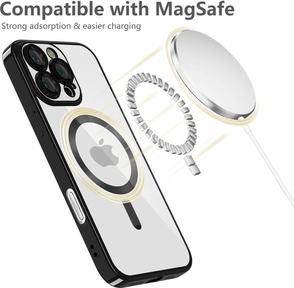 Mbështjellës Tech-Protect MagFlex për iPhone 16 Pro, MagSafe, i zi