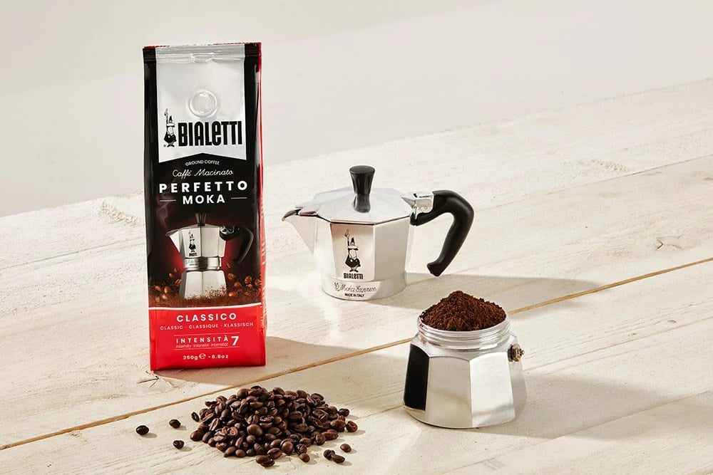 Kafe e bluar Bialetti Perfetto Moka Cioccolato 250g