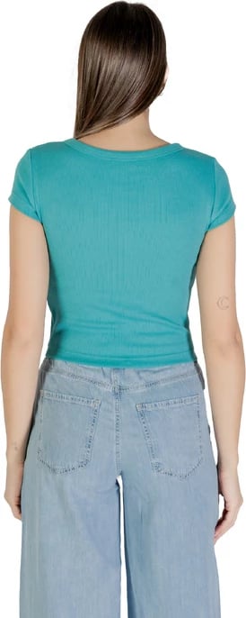 Maicë femra Calvin Klein Jeans, e kaltër e çelët