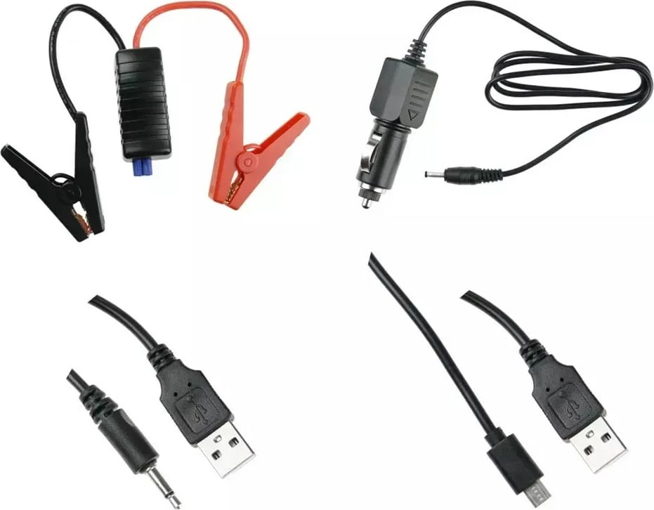 Jump starter DEDRA DEPP1200 për vetura, i zi