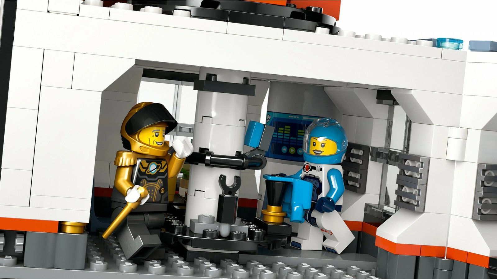Set ndërtimi LEGO City Space Base and Rocket Launchpad 1422 pjesë, shumëngjyrësh