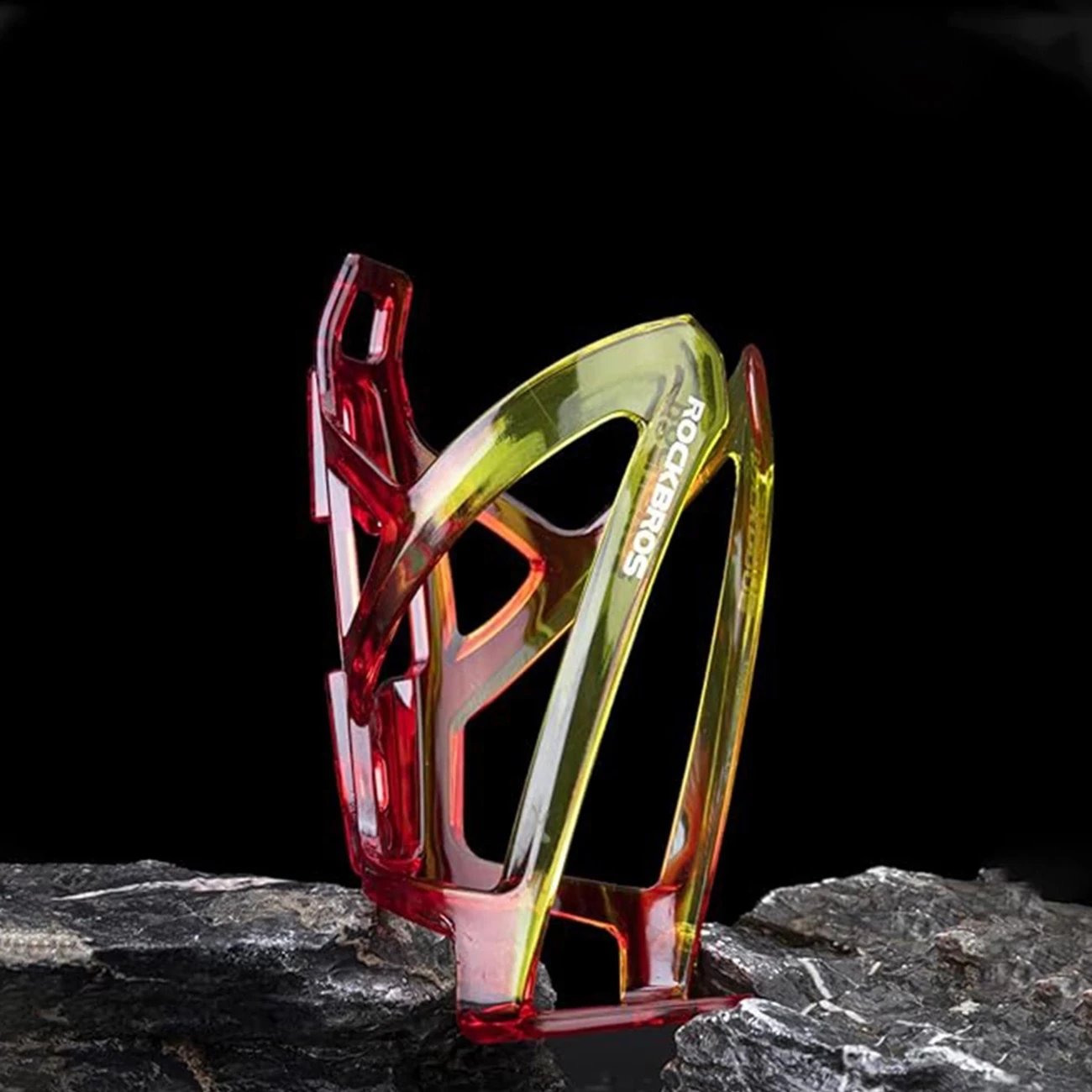 Mbajtëse shishe për biçikletë Rockbros FK338, PC, kuqe/verdhe