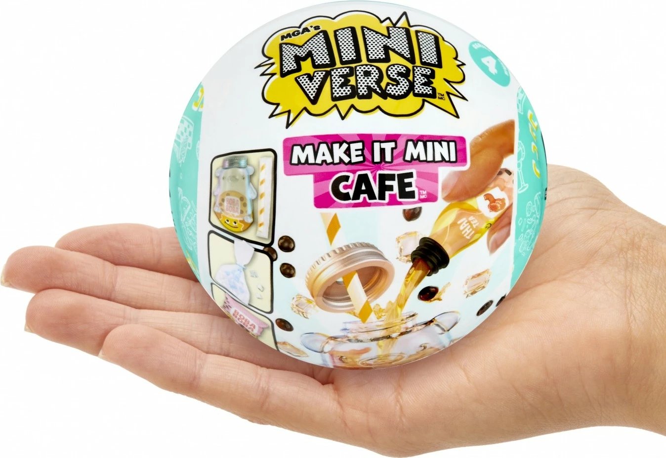 Set figurina MGA Miniverse Make It Mini Foods: Cafe, plastikë, 1 copë