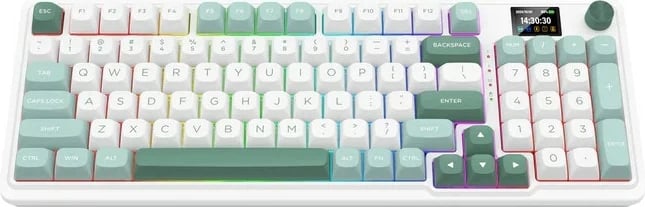 Tastierë mekanike Redragon Galatin Pro K719WG-RGB-PRO, 96%, RGB, wireless/wired, e bardhë