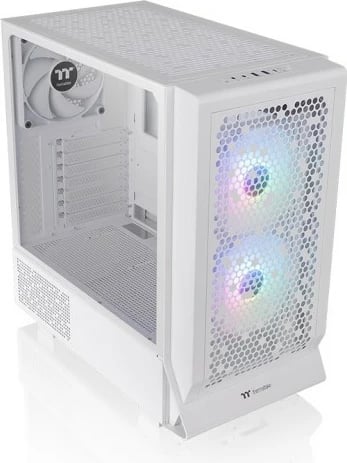 Kasë Thermaltake Ceres 330 TG ARGB Snow White, Midi Tower, xham i temperuar, ARGB, e bardhë
