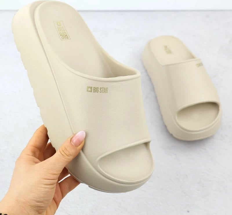 Papuqe femra Big Star, bezhë