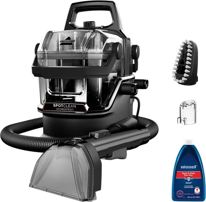 Pastrues me avull Bissell SpotClean HydroSteam, e zezë 