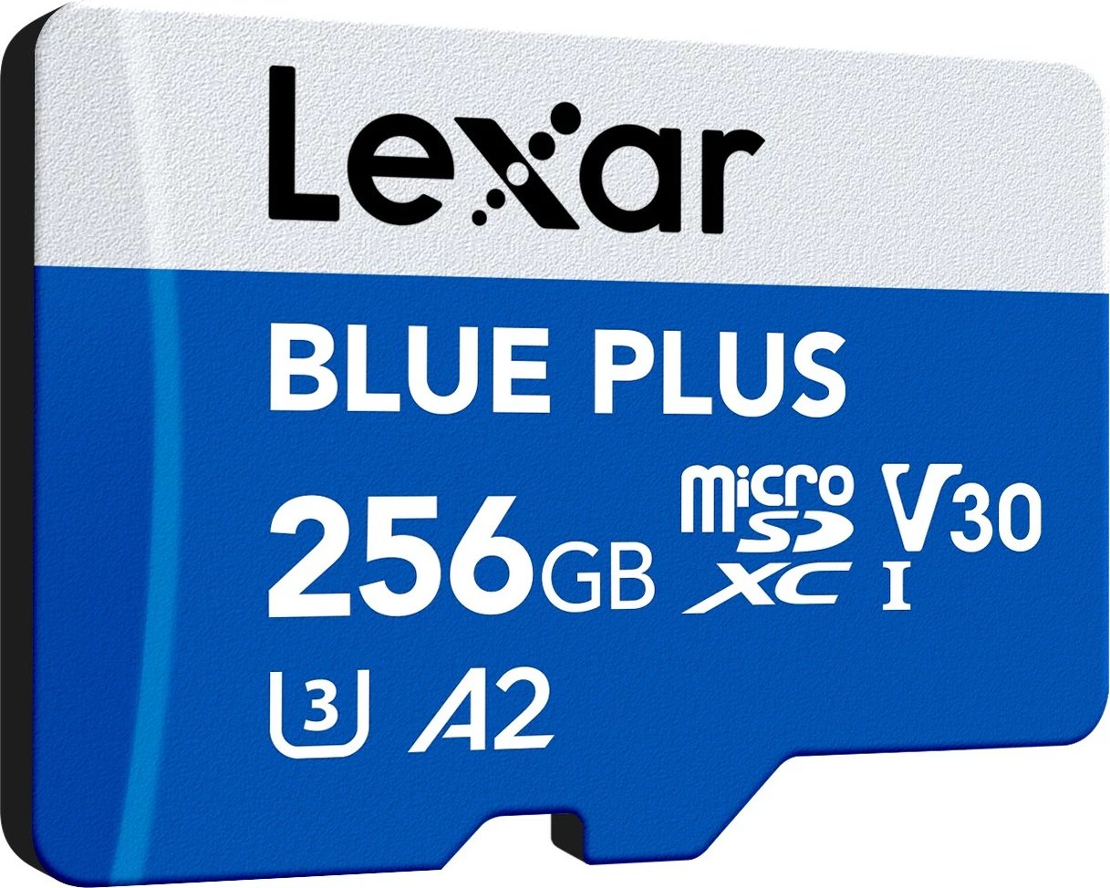 Kartë memorje microSD Lexar LMSBLPL256G-BNANG 256GB UHS-I 170MB/s C10 A2 U3 V30 me adaptues SD blu