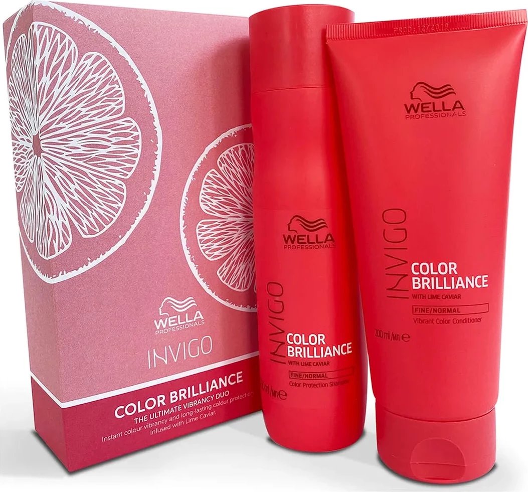 Set për flokë, Wella Invigo Color Brilliance, shampon dhe balsam, unisex