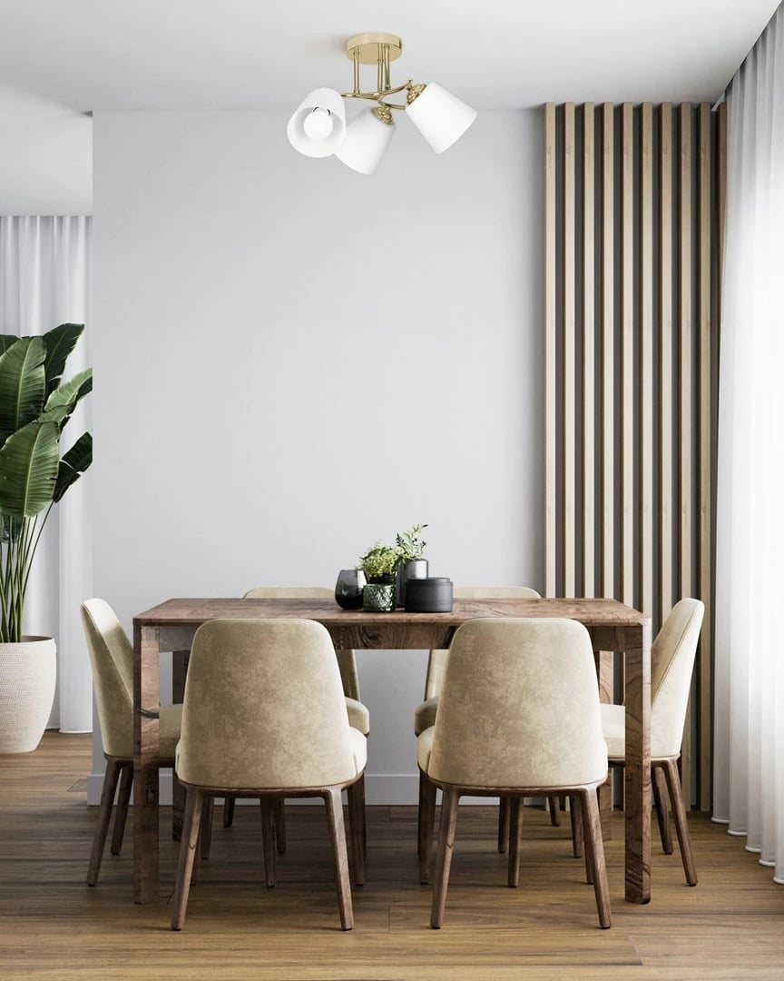 Llambadar tavani Activejet AJE-EMILY 3P GOLD, 3x40W, E27, Bardhë