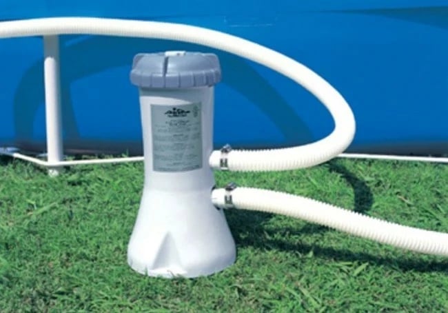 Pompë filtruese për pishinë Intex 28638, plastike, gri