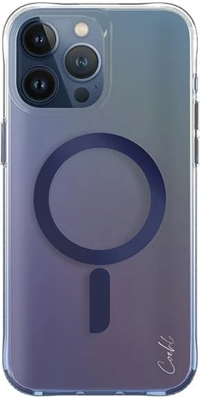 Mbështjellës UNIQ Coehl Dazze për iPhone 15 Pro, me magnet MagSafe, Blu