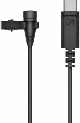 Mikrofon lavalier Sennheiser XS LAV USB-C Mobile Kit me tripod Manfrotto, i zi