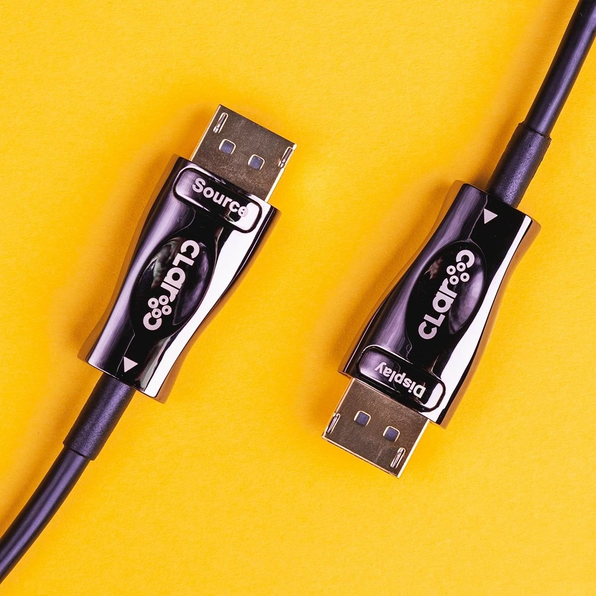 Kabëll optik Claroc DisplayPort 1.4 AOC 8K 5m, ngjyrë e zezë-gri